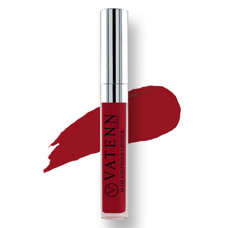 VATENN 18 HRS KISSPROOF LIQUID LIPSTICK ( DEEP RED )